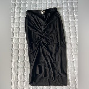 Black pencil skirt